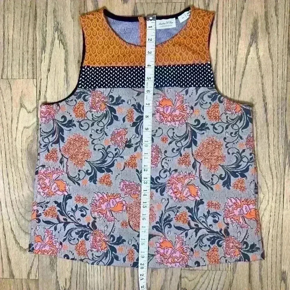Meadow Rue by Anthropologie Poppy Jacquard Tank Size XS - Picture 11 of 14